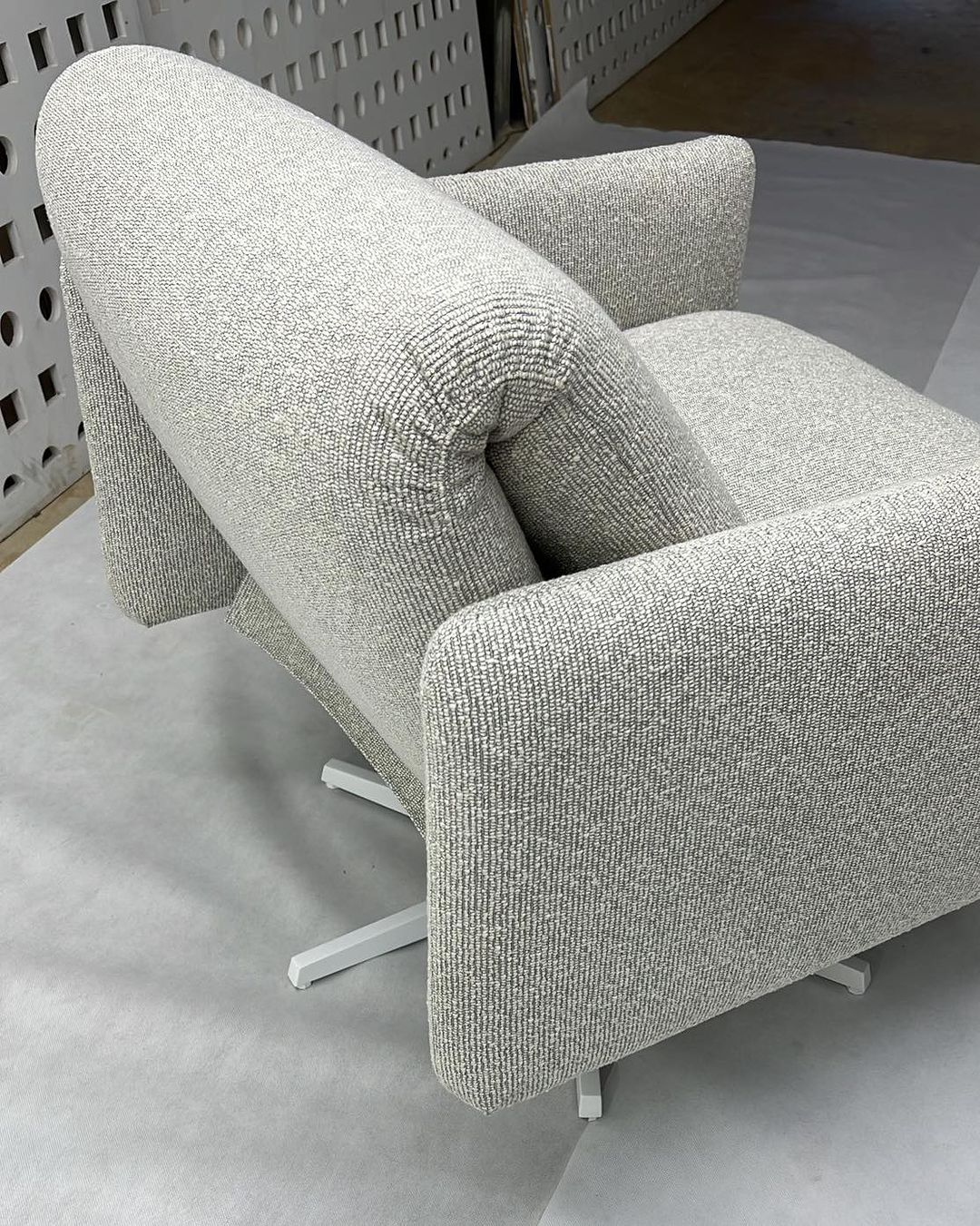 Sky Two Way Armchair Upholstered Fabric Backrest and Seat F-883