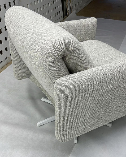 Sky Two Way Armchair Upholstered Fabric Backrest and Seat F-883