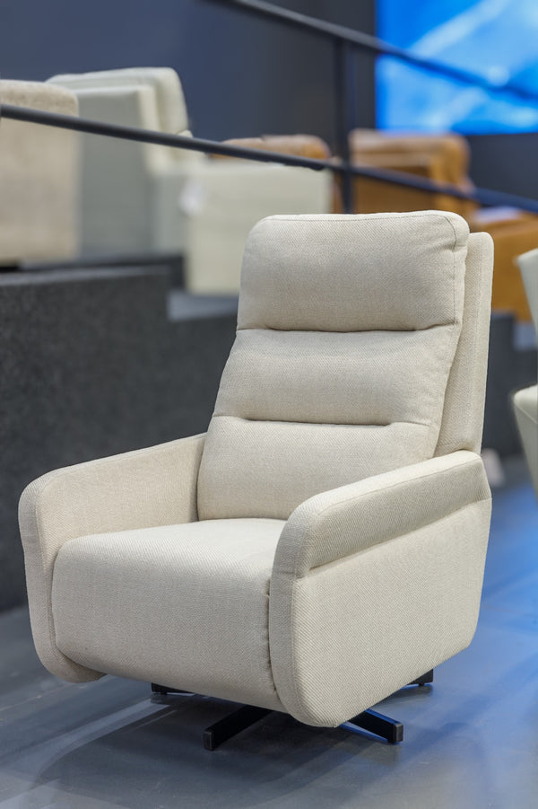 Ambiente 2 com Electric Wing Chair with Upholstered Fabric Backrest and Seat LP-550