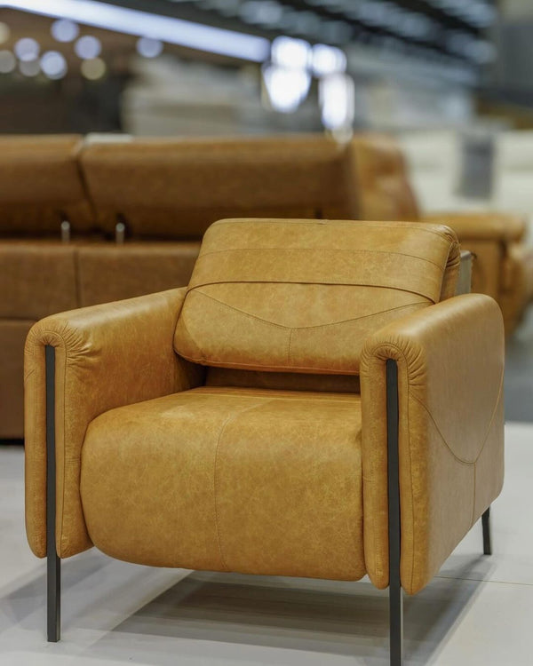 Ambiente 1 com Belize Two Way Armchair Upholstered Fabric Backrest and Seat C-1018