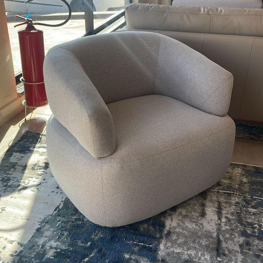 Melissa Armchair Upholstered Linen Sapphire AA344