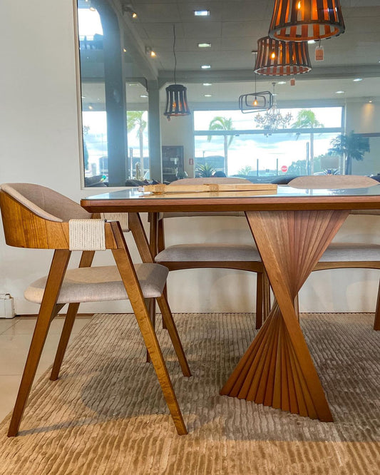 Vitara Dining Table 240x120cm Wood - 8 Seats