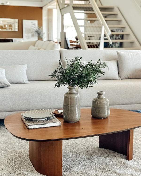 Ambiente 1 com Organic Coffee Table 140x75cm Wood