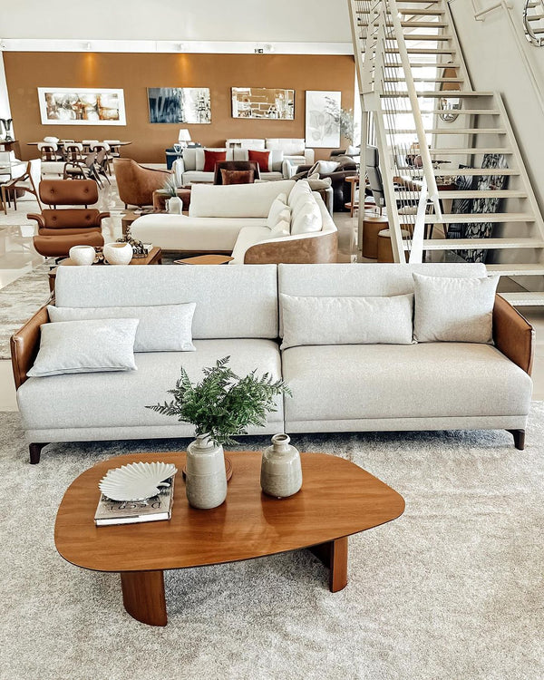 Ambiente 2 com Organic Coffee Table 140x75cm Wood