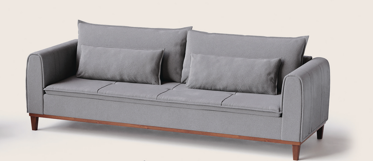 Sillón Melissa Tapizado Lino Zafiro AA344