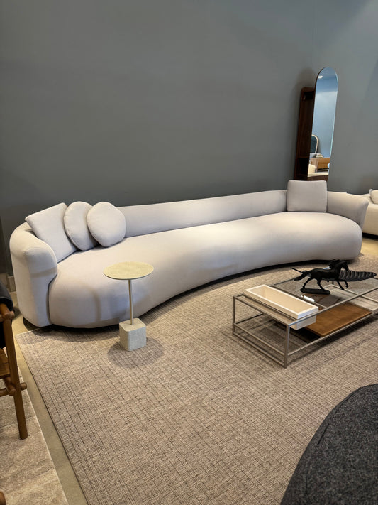 Sofá LV 067 320cm Estofado Tecido Platinum 14033