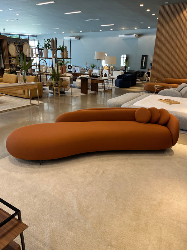 Ambiente 4 com Sofá LV 062 300cm Estofado Tecido Platinum 14032