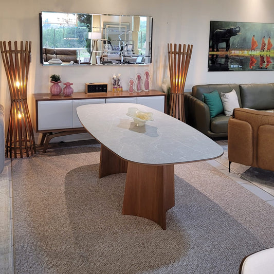 Nice Dining Table 180x90cm Wood - 8 Seats