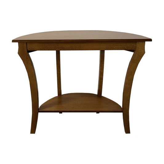 Aparador Mandarim Meia Lua Prateleira 89x37x76cm Madeira cor Imbuia