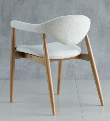 Taburete Olívia Madera 20 Asiento Respaldo Paja Hexagonal Tapizado Tela AQ8014