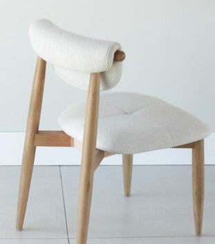 Olivia Stool Wood 20 Hexagonal Straw Backrest Upholstered Fabric Seat AQ8014