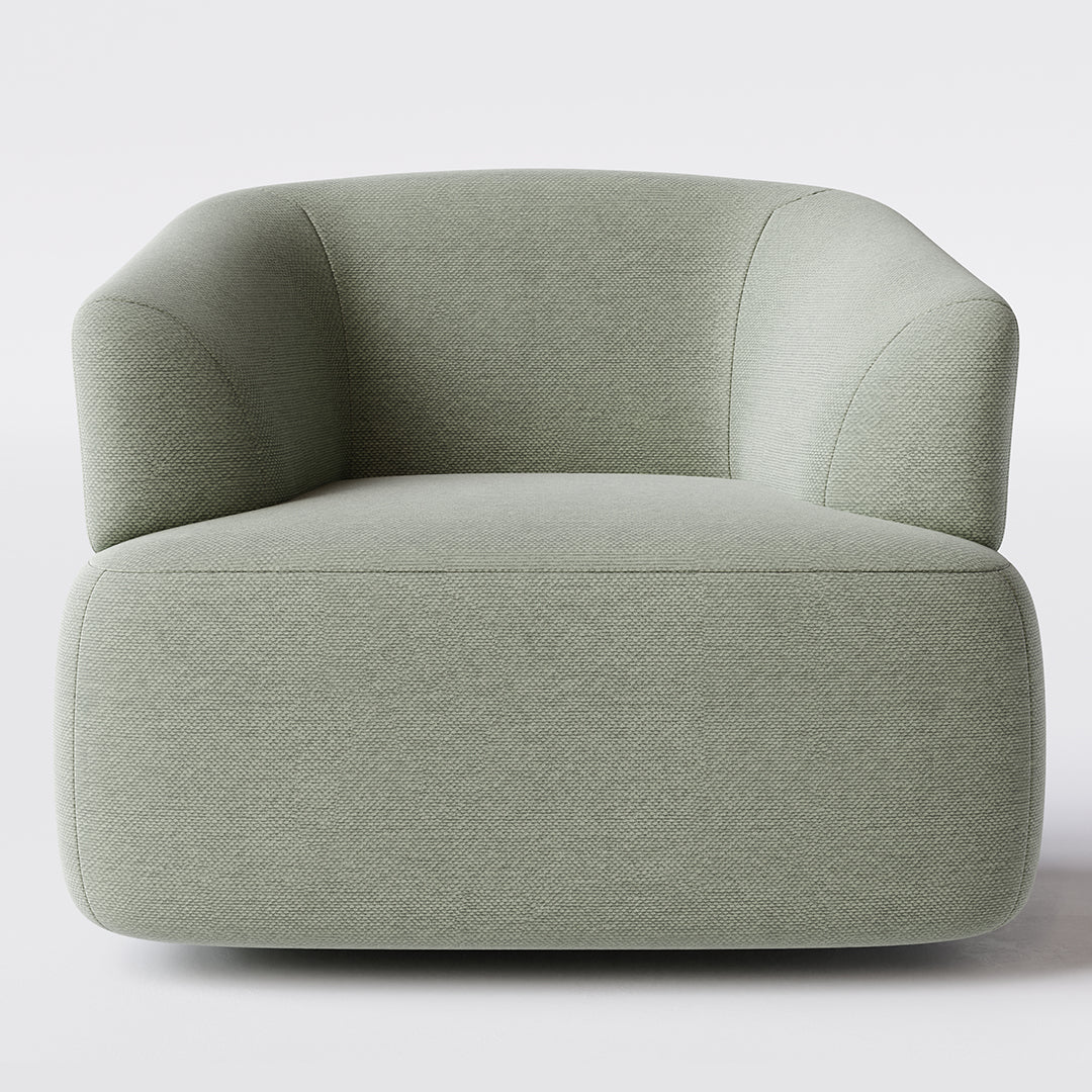 Sillón Melissa Tapizado en Lino Gris