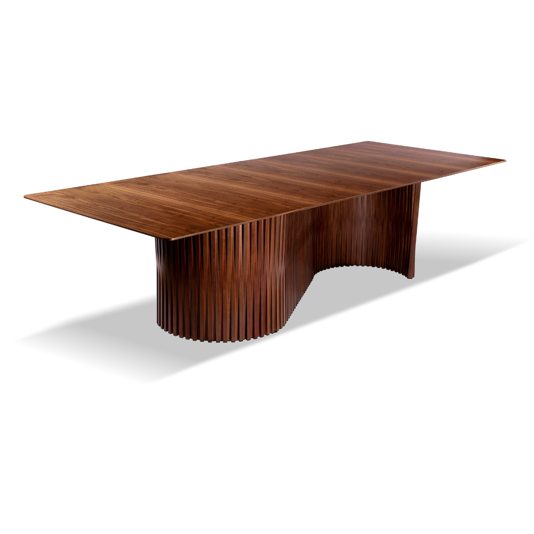 Arc Dining Table 260x120cm Wood - 10 Seats
