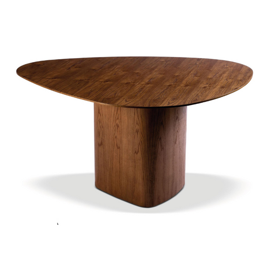 Mesa de Jantar Pedra Madeira Cor Cinamomo BN 160x136cm