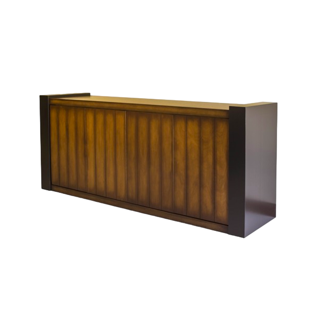 Mostrador Enzo 221x52x91cm Madera Envejecida