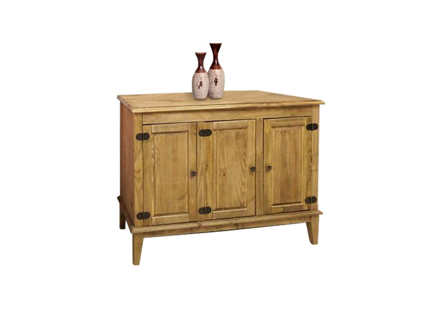 3-Door Counter in Honey Color 410x1138x830mm