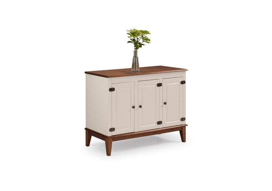 Counter with 3 doors, Off White color, 410x1138x830mm