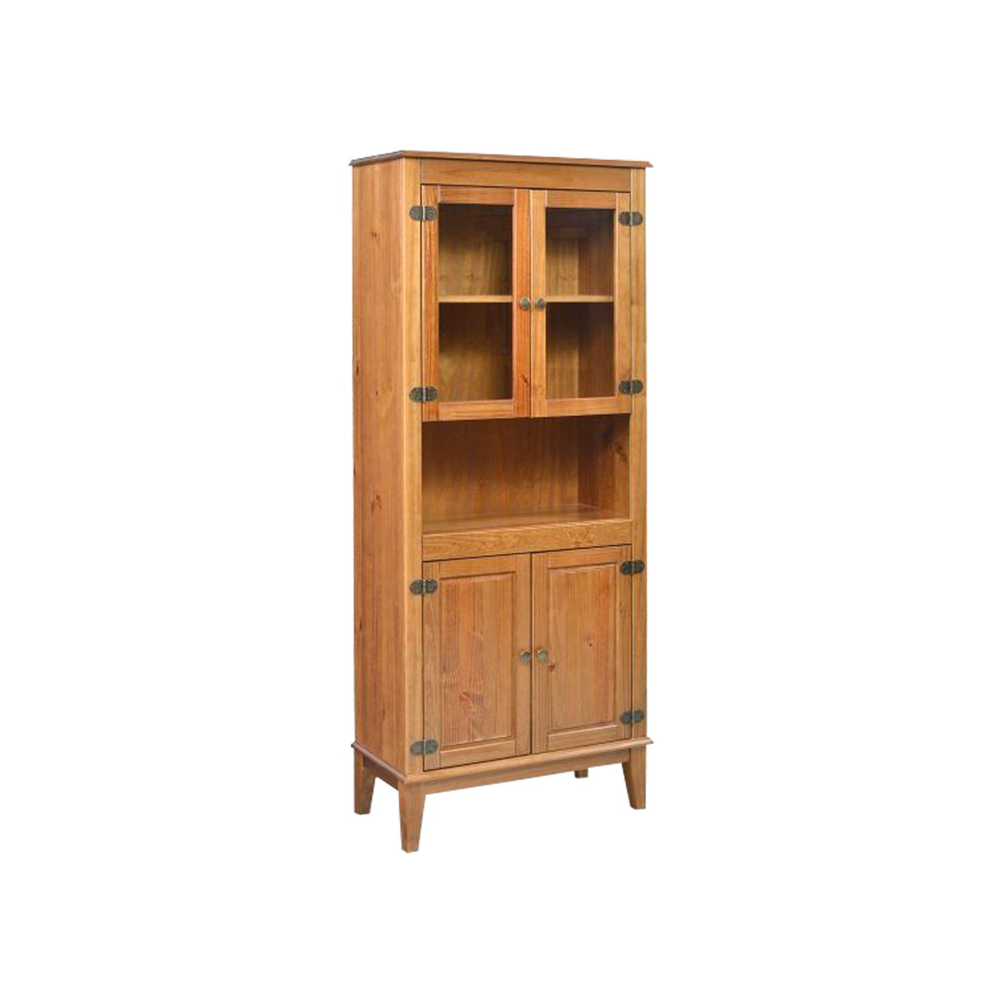 Armario conejera 4 puertas color Almendra 350x730x1800 mm