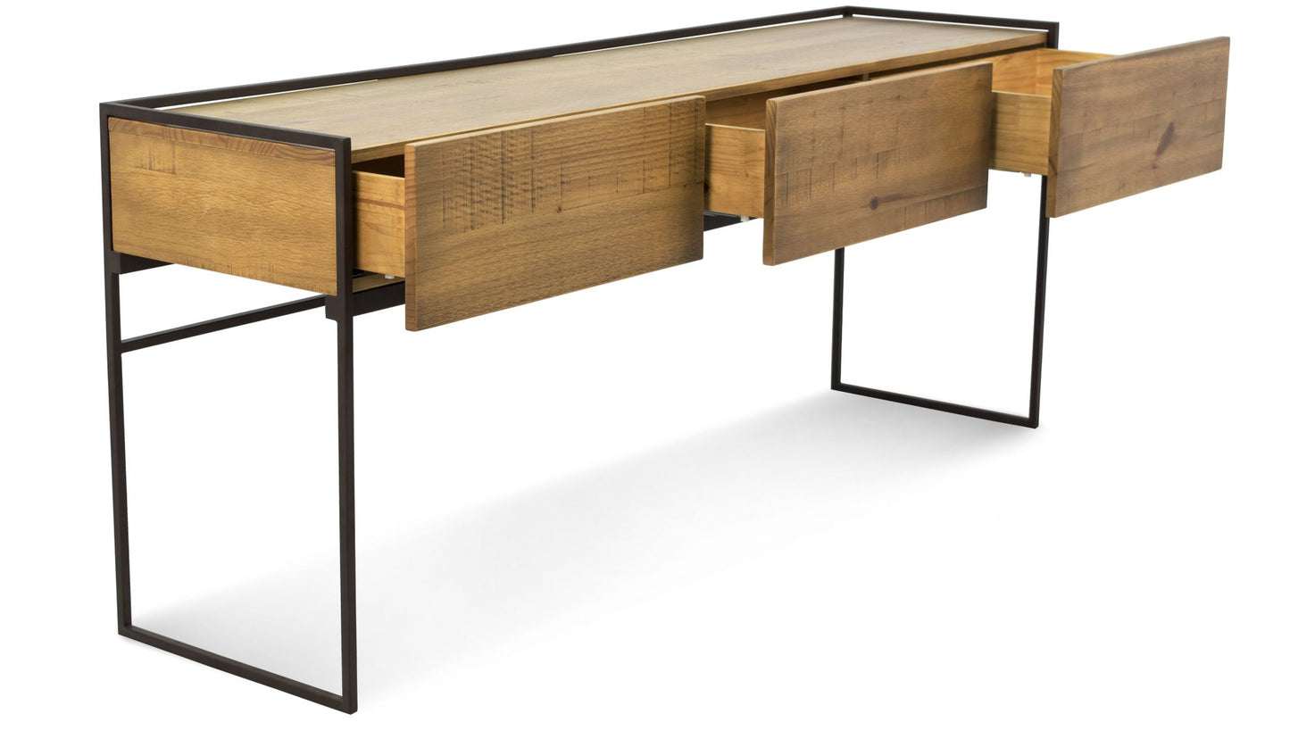 Lumber Sideboard 180x45cm Wood and Iron