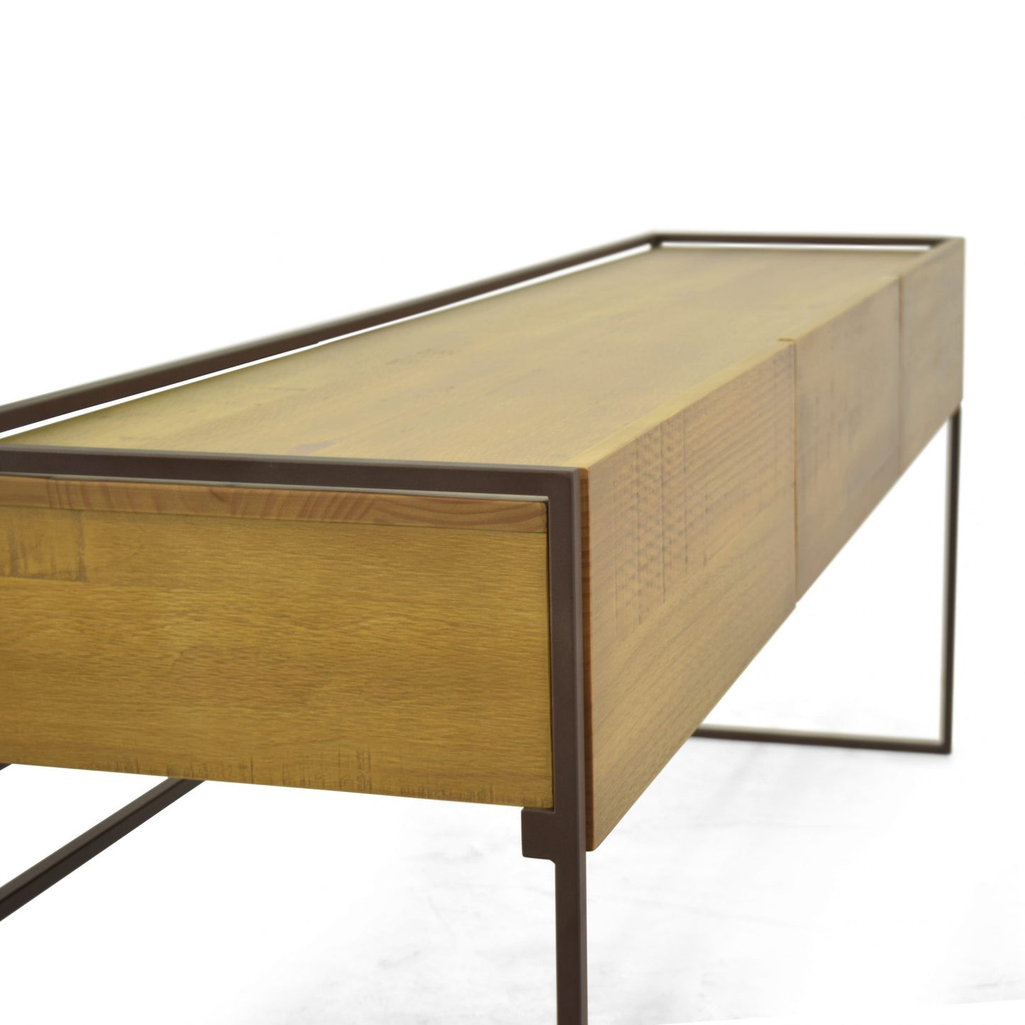 Lumber Sideboard 180x45cm Wood and Iron