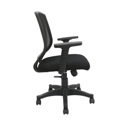 Cadeira Office Ávila com Braços Ajustáveis cor Preta