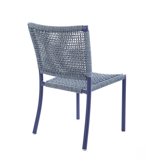 Star Aluminum Chair Blue Color Nautical Rope Blue Mixed Color