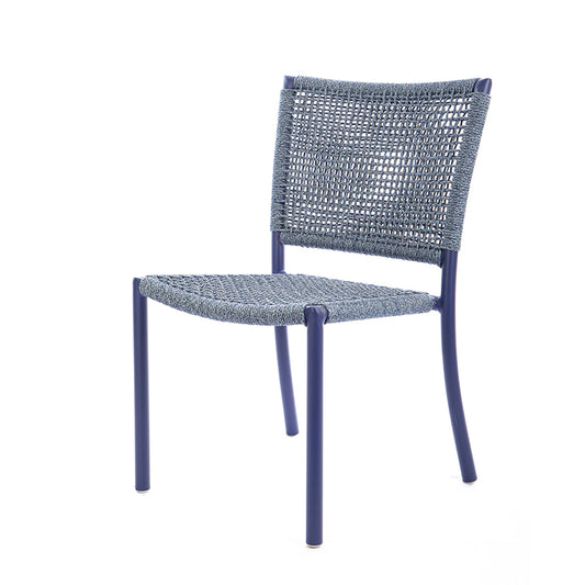 Star Aluminum Chair Blue Color Nautical Rope Blue Mixed Color