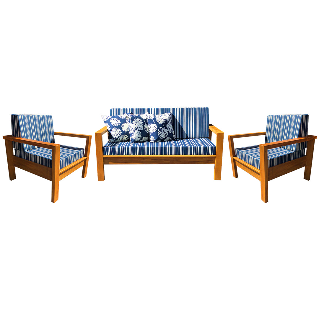 Bahamas Solid Wood Bench Set