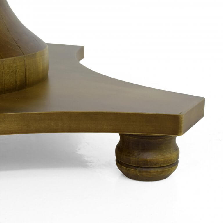 Mesa de Jantar Filomena Redonda 140cm Madeira Maciça - 6 Lugares
