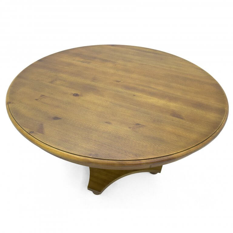 Mesa de Jantar Filomena Redonda 140cm Madeira Maciça - 6 Lugares