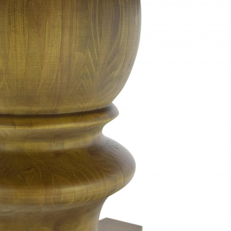 Mesa de Jantar Filomena Redonda 140cm Madeira Maciça - 6 Lugares