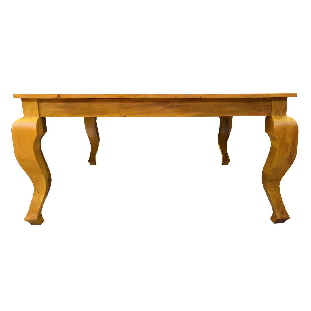 Mesa de Jantar Alexandre 150x150cm Madeira Maciça - 8 Lugares