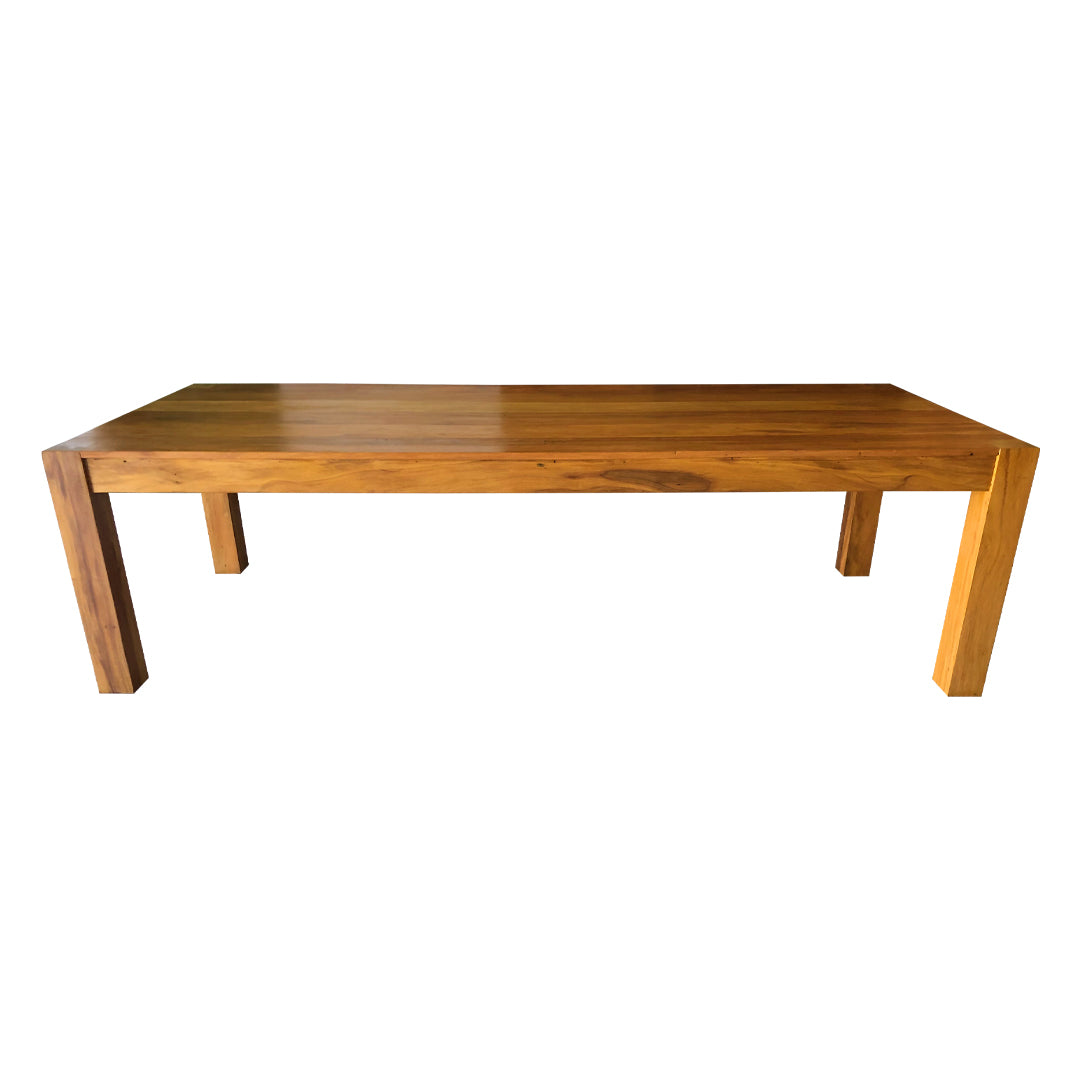 Mesa de Jantar Jacqueline 220x110cm Madeira Maciça - 8 Lugares