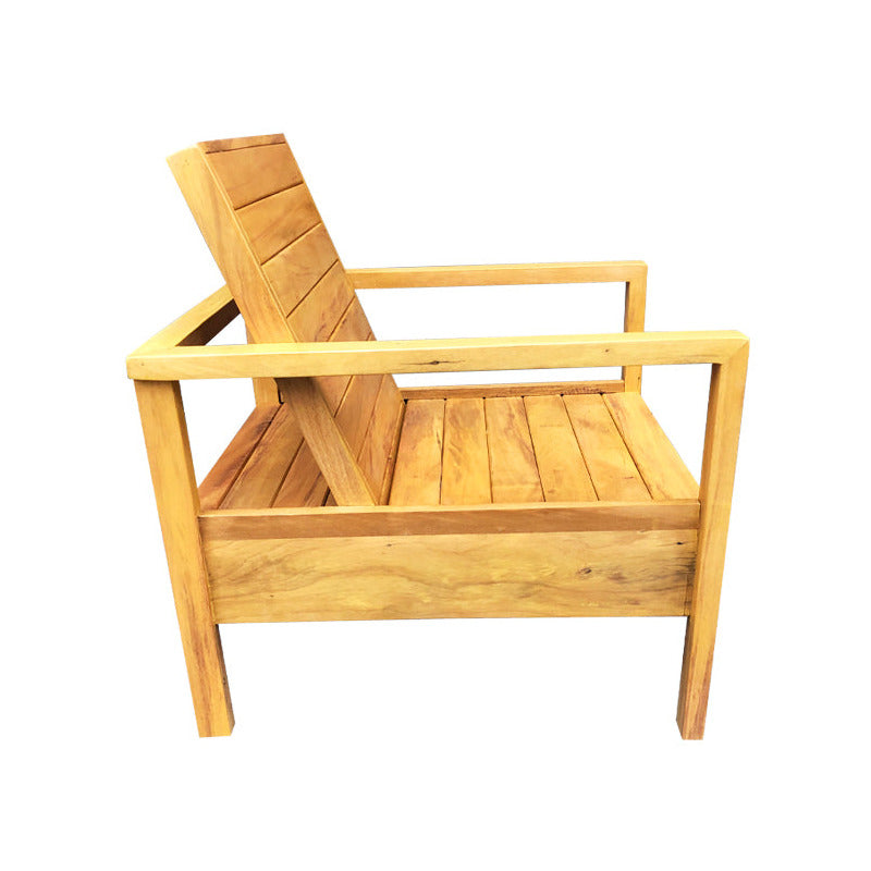 Apex Juego de bancos de madera maciza con respaldo | Toth Móveis
