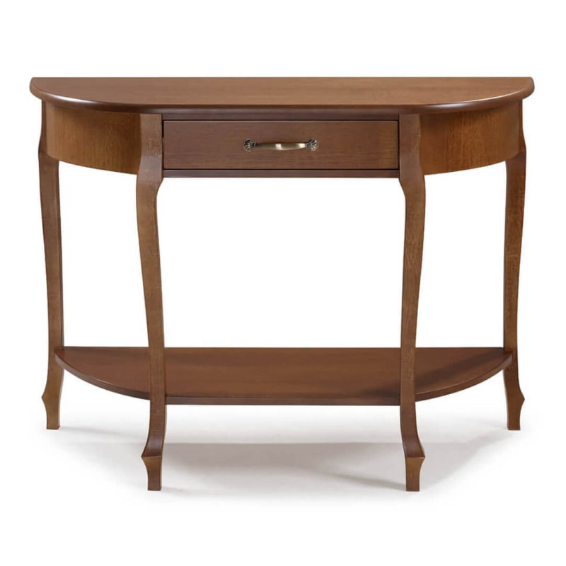 Ariel Meia Lua Aparador 1 Cajón Estante 110x42x80cm Color Madera Imbuia