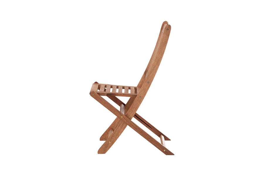 Silla plegable de madera