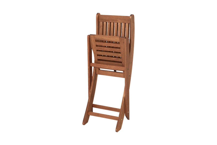 Silla plegable de madera