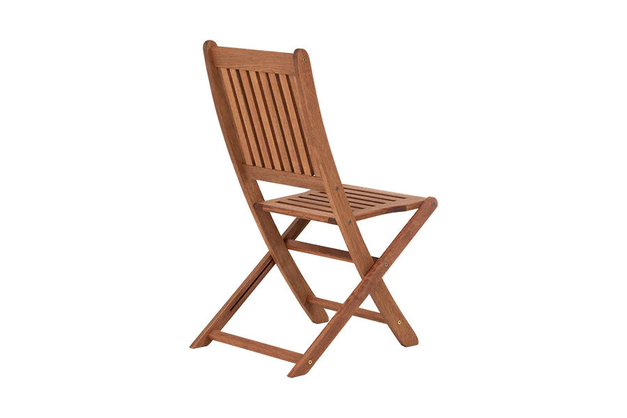 Silla plegable de madera
