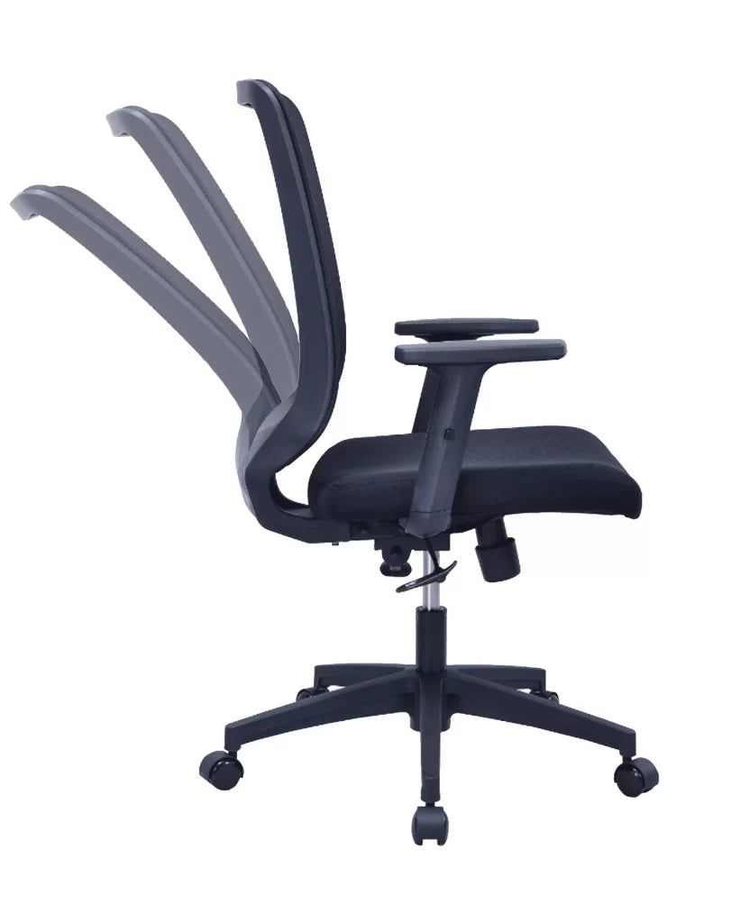 Silla de oficina Shanghai negra