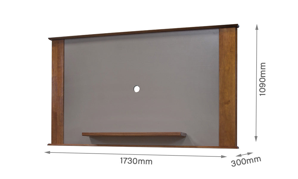 Painel para TV Grécia Madeira 1,73x0,30x1,09m