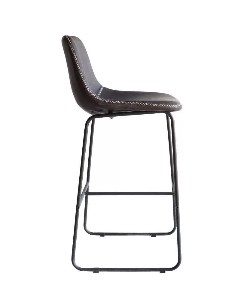 Taburete Oxford vintage en color negro