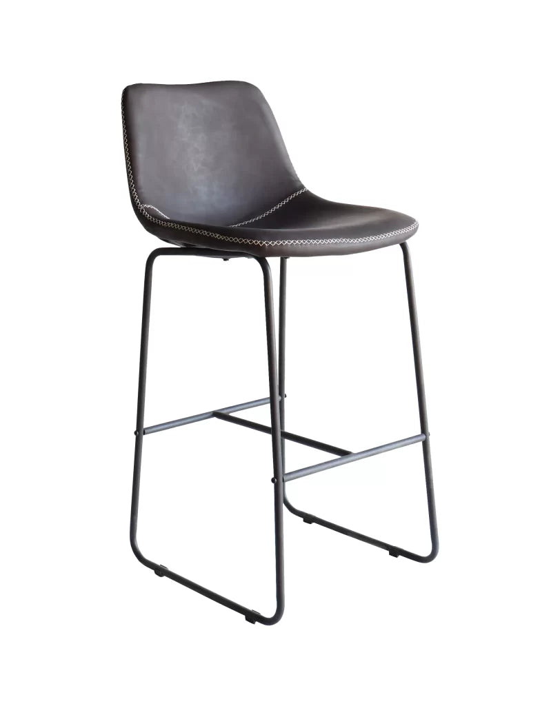 Taburete Oxford vintage en color negro