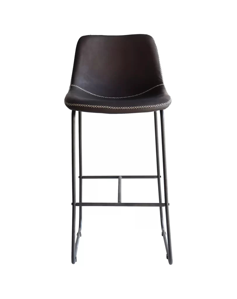 Taburete Oxford vintage en color negro