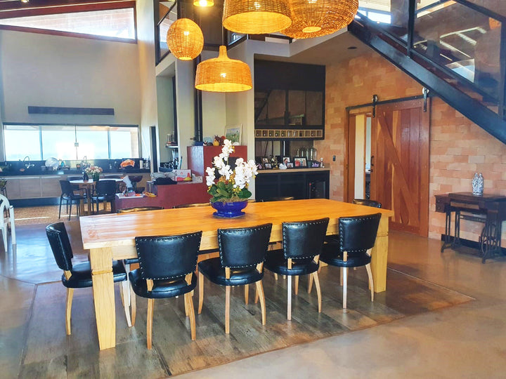 Tamanho ideal da mesa de jantar: medidas para 4, 6, 8, 10 e 12 lugares