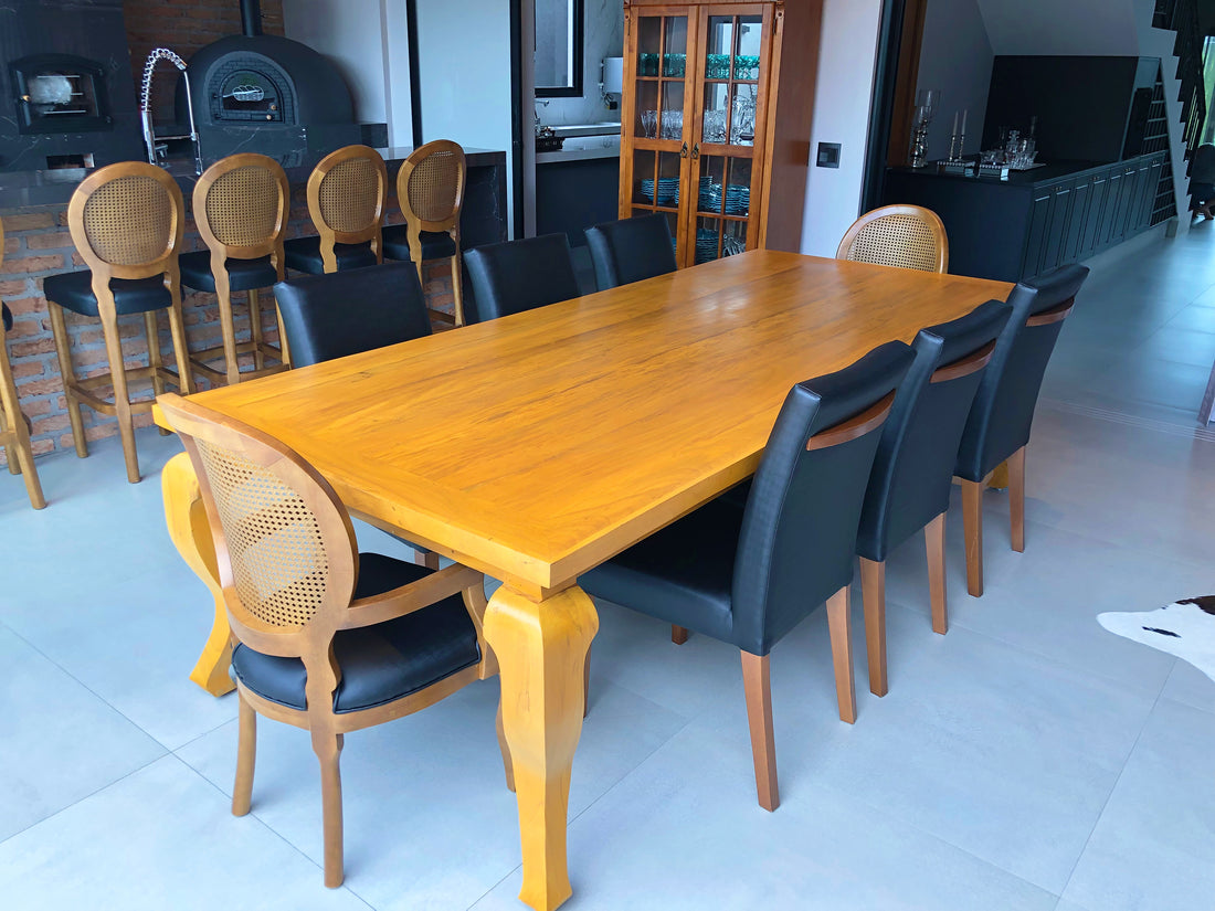 As 10 Melhores Mesas de Madeira para sua Sala de Jantar Cozinha e Varanda Gourmet