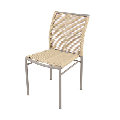 Cadeira Panamá Alumínio Fendi e Corda Náutica Areia