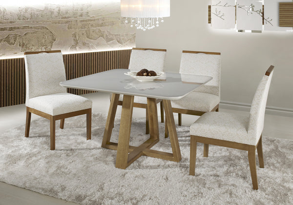 Ambiente 1 com Zeta Dining Table 140x140cm - 8 Seats