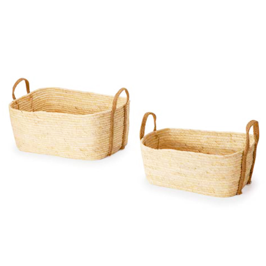Natural Fiber Basket Kit - 2 Pieces