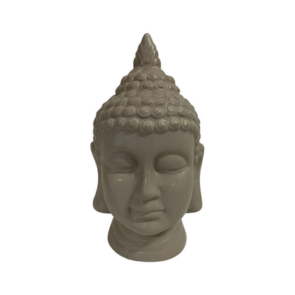 Buda de cerámica gris