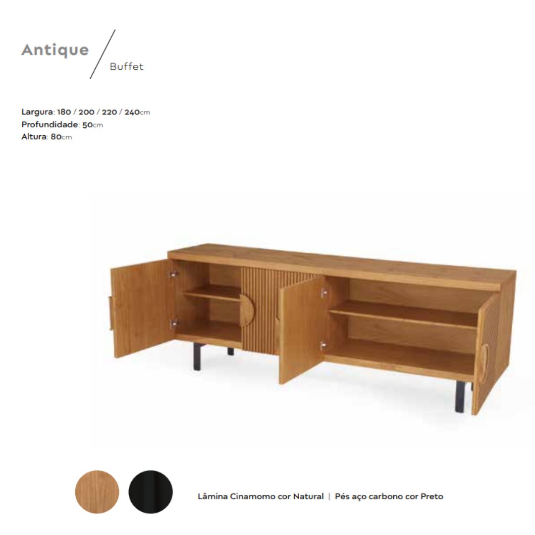 Buffet Antique Laminado Cinamomo 180cm